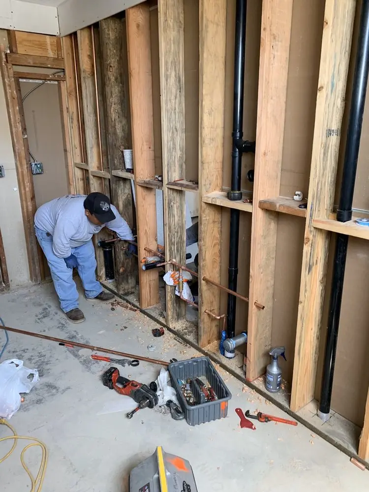 Commercial rough-in plumbing for Trenchless Sewer Repair in South Laurel